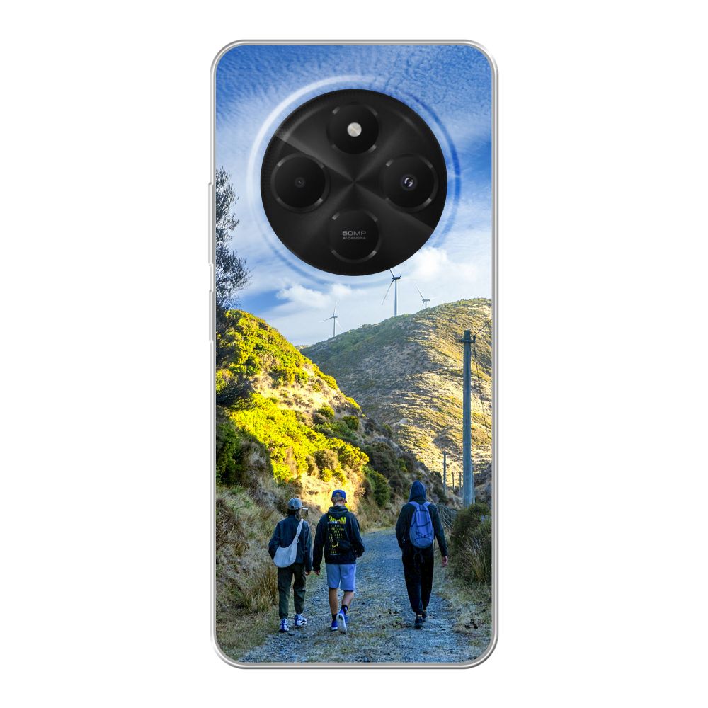 Achterkant bedrukt soft case hoesje (Transparant)