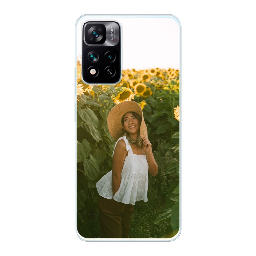 Achterkant bedrukt soft case hoesje (Transparant)