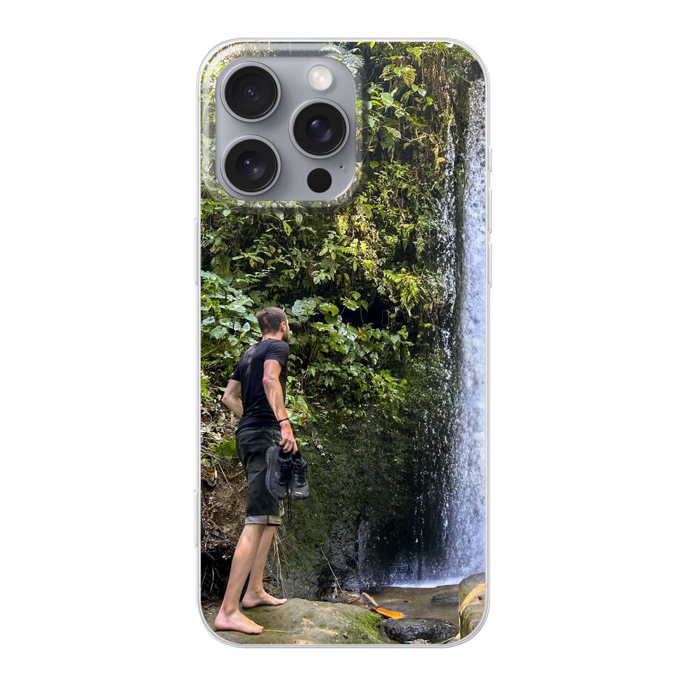 Coque souple imprimée au dos (Transparent)