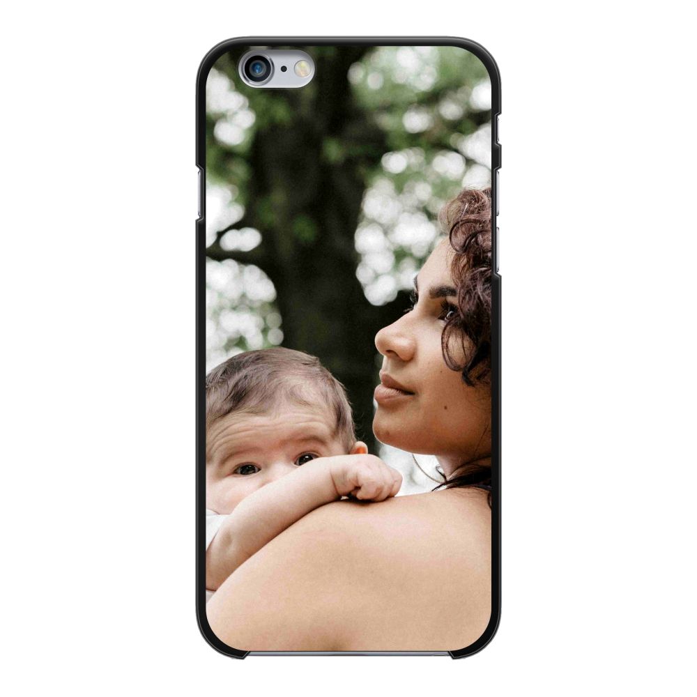Coque rigide imprimée au dos (Noir)