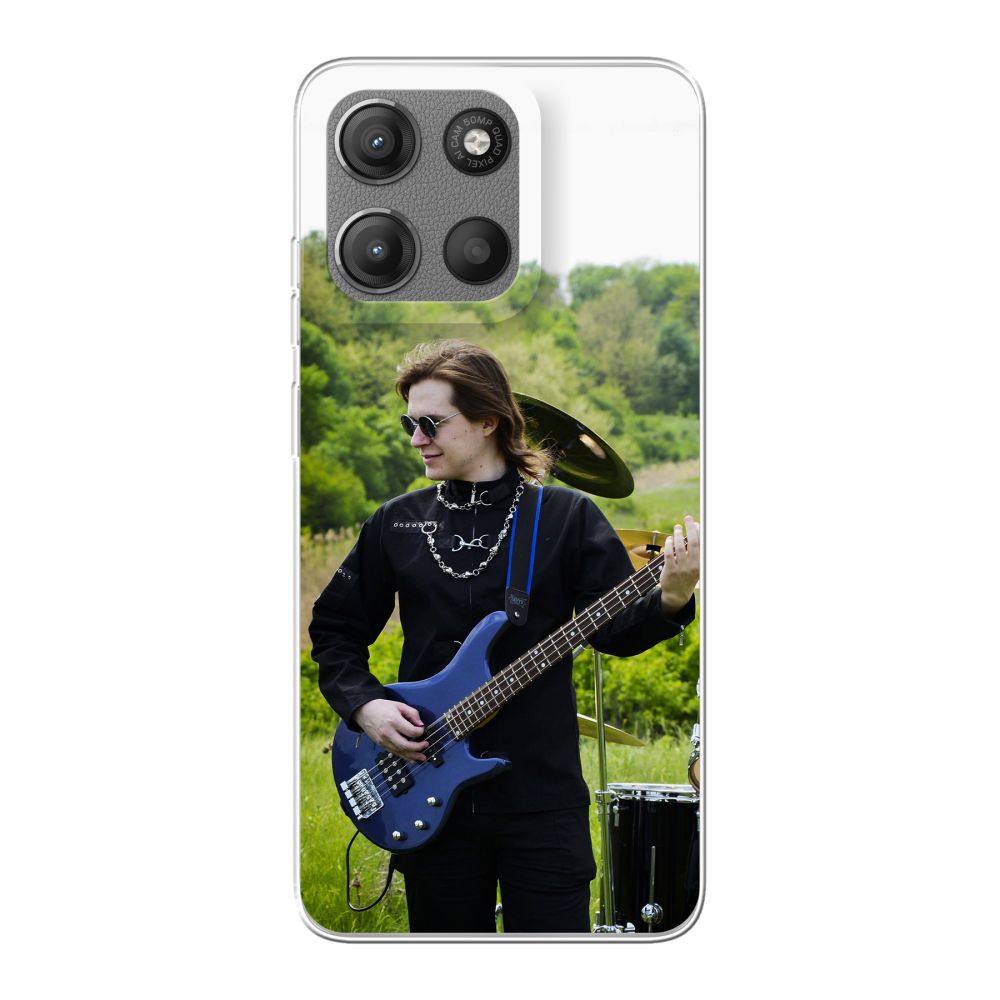 Achterkant bedrukt soft case hoesje (Transparant)