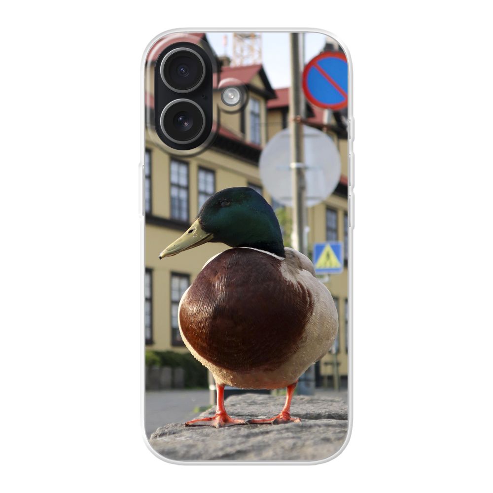 Coque souple imprimée au dos (Transparent)