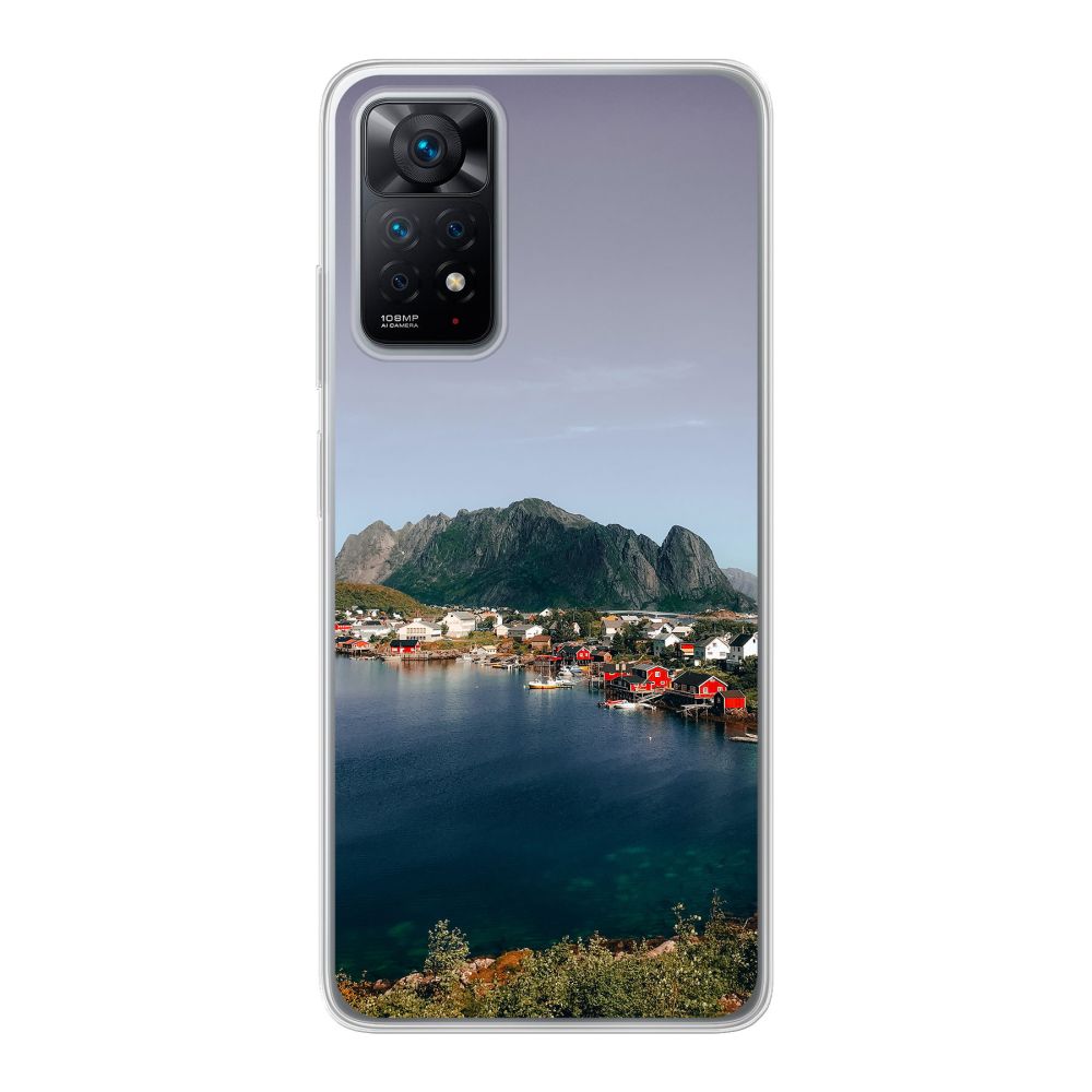 Achterkant bedrukt soft case hoesje (Transparant)