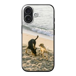 Coque souple imprimée au dos (Noir)