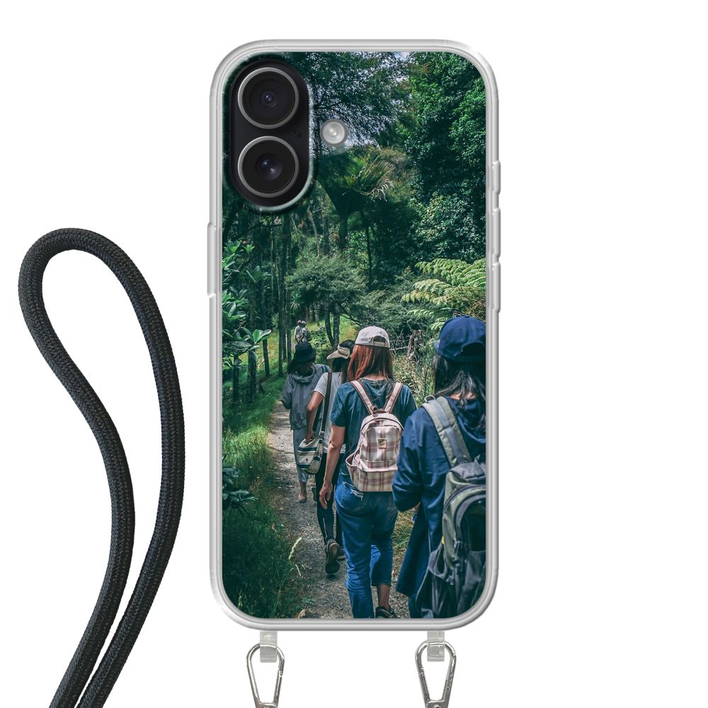 Coque imprimée au dos avec cordon