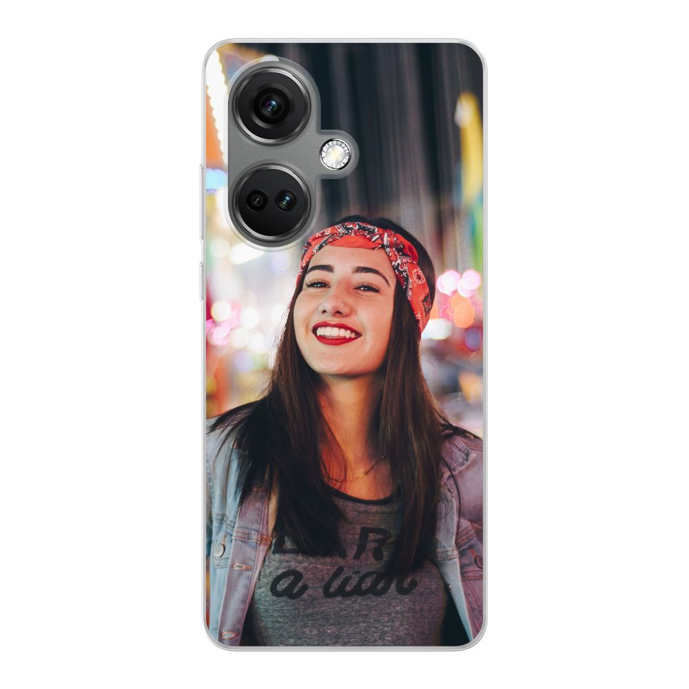 Coque souple imprimée au dos (Transparent)