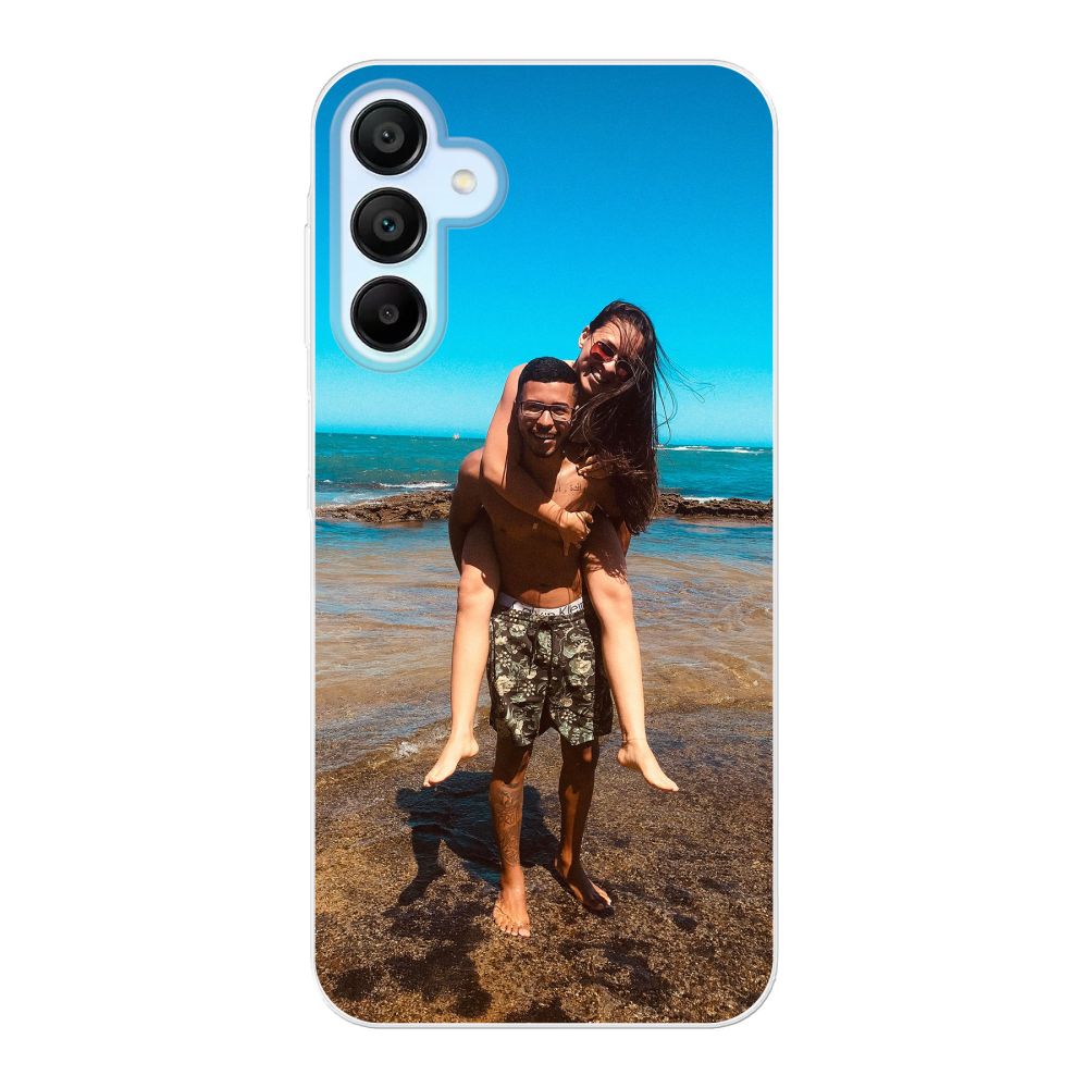 Achterkant bedrukt soft case hoesje (Transparant)