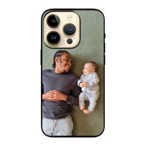 Coque souple imprimée au dos (Noir)