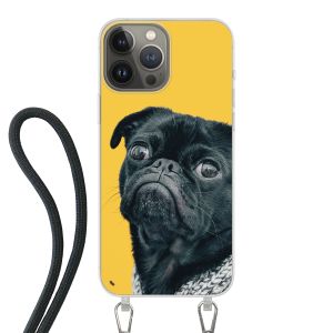 Coque imprimée au dos avec cordon
