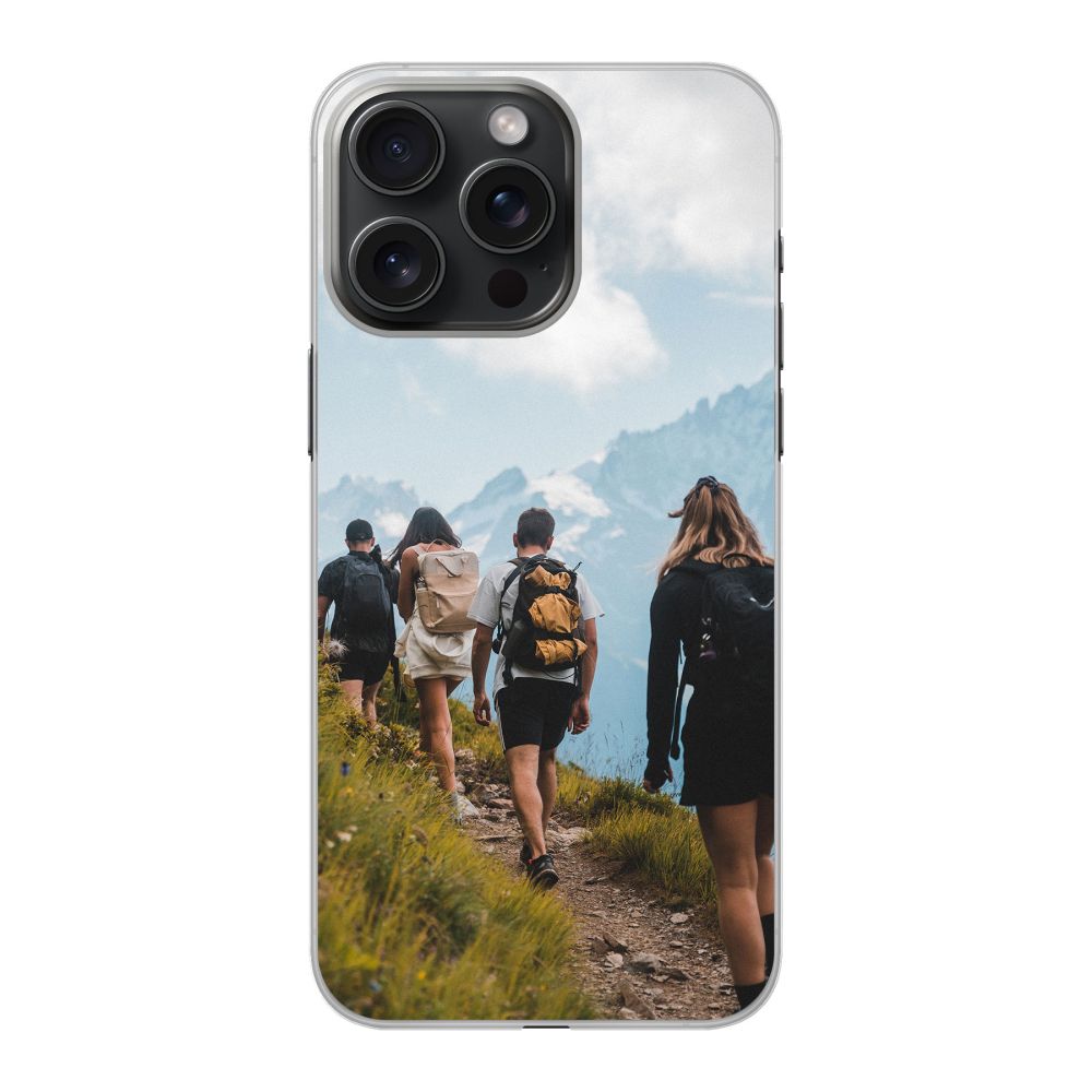 Coque rigide imprimée au dos (Transparent)