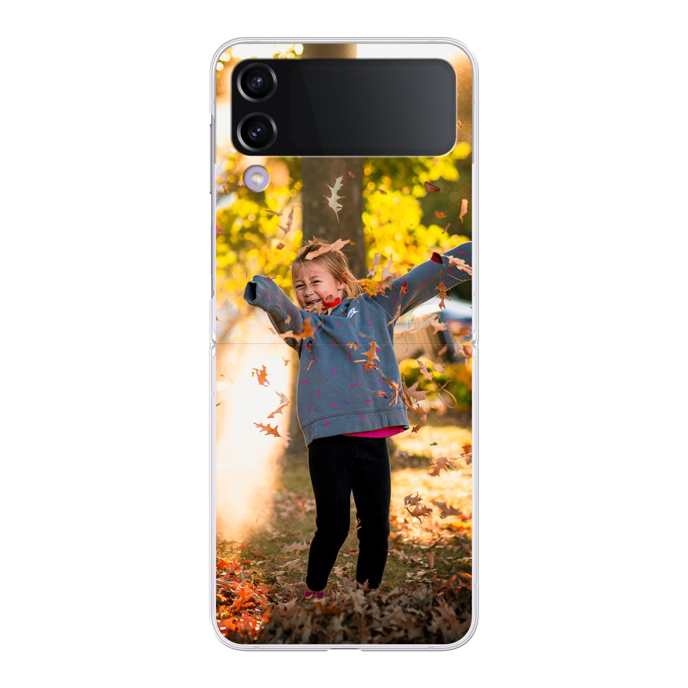 Coque rigide imprimée au dos (Transparent)