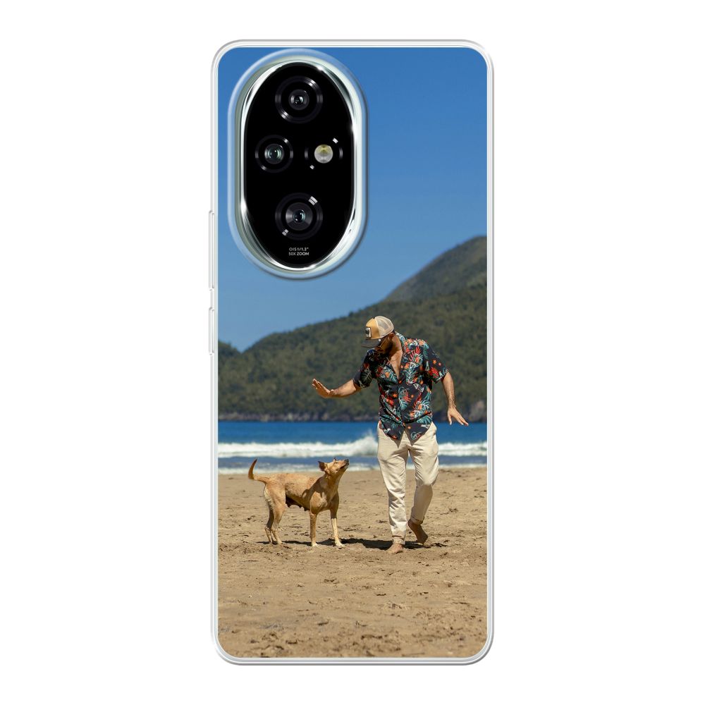 Coque souple imprimée au dos (Transparent)