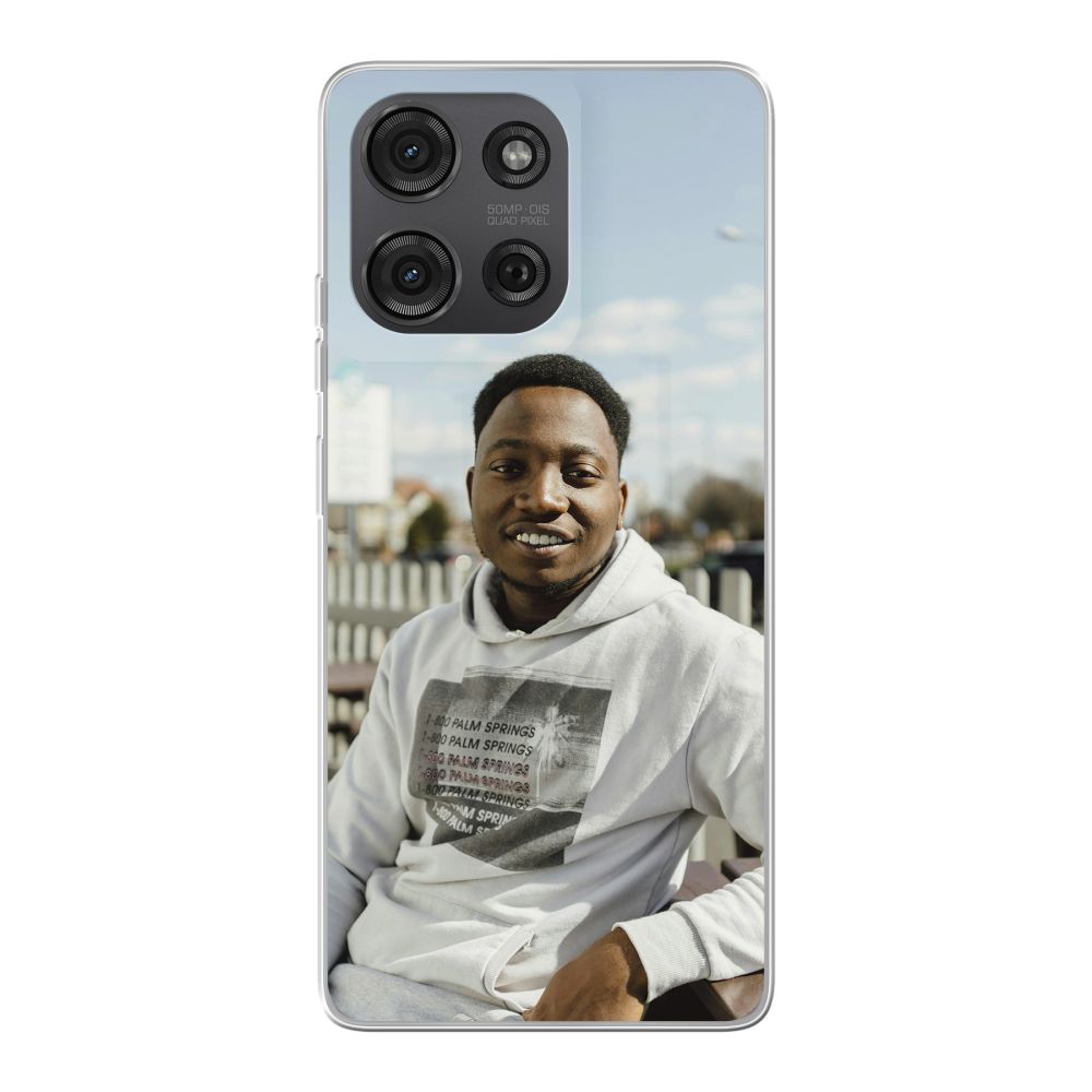 Coque souple imprimée au dos (Transparent)