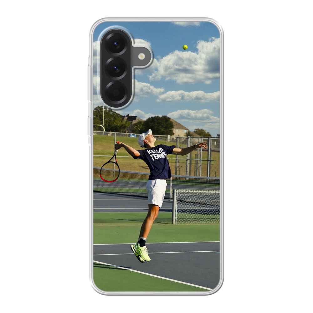 Achterkant bedrukt soft case hoesje (Transparant)