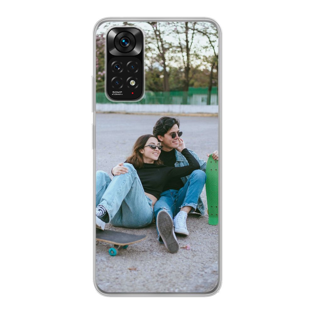 Achterkant bedrukt soft case hoesje (Transparant)