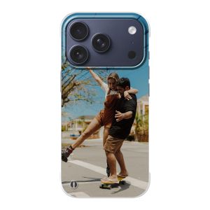 Coque rigide imprimée au dos (Transparent)
