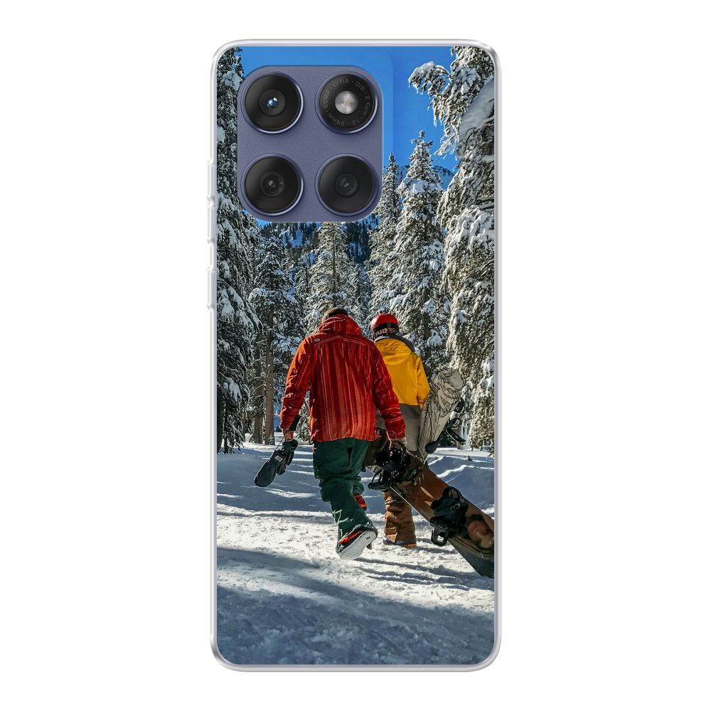 Achterkant bedrukt soft case hoesje (Transparant)