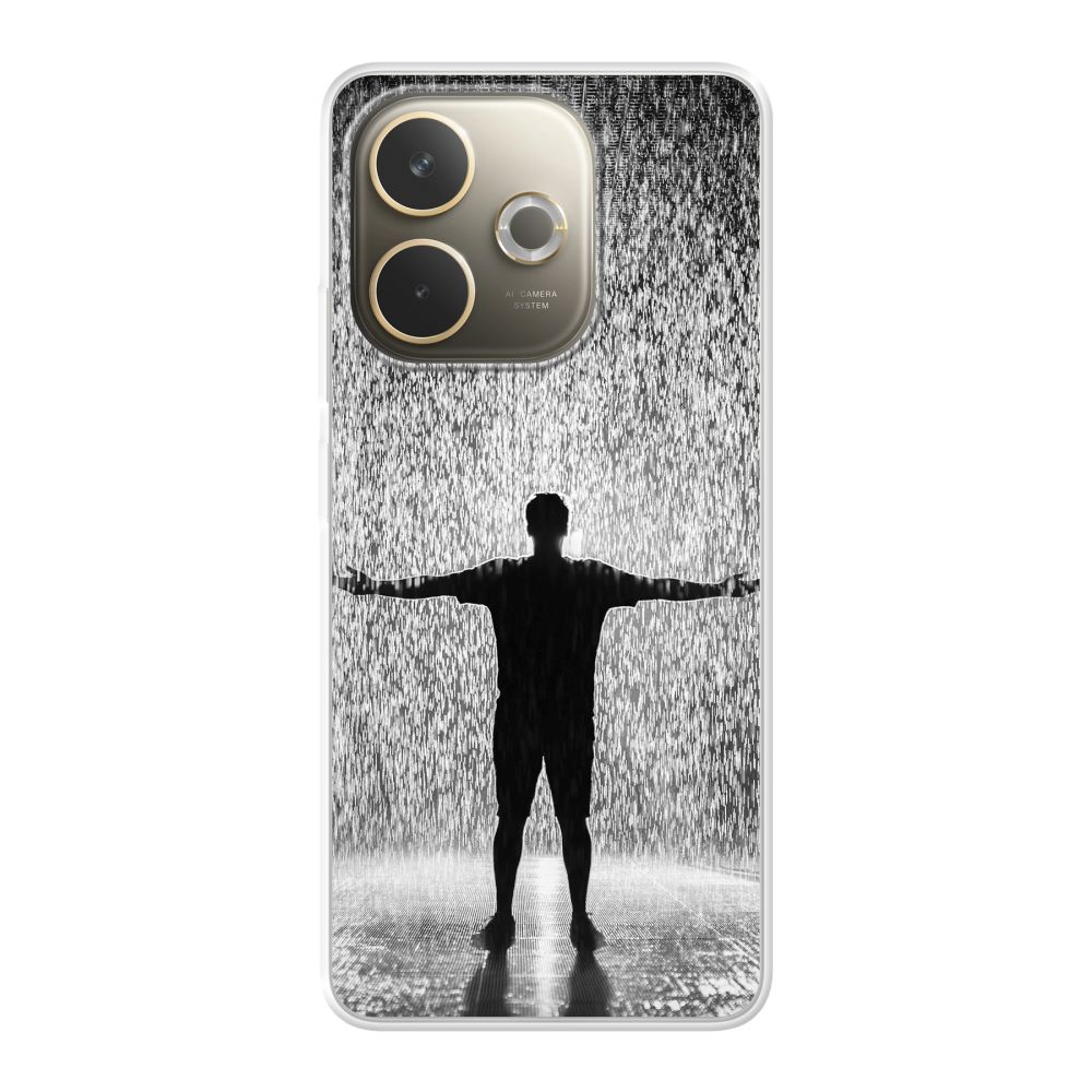 Achterkant bedrukt soft case hoesje (Transparant)