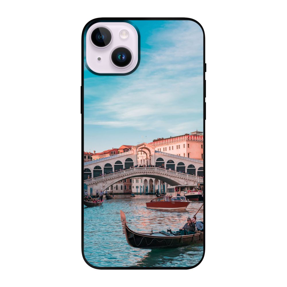 Coque souple imprimée au dos (Noir)