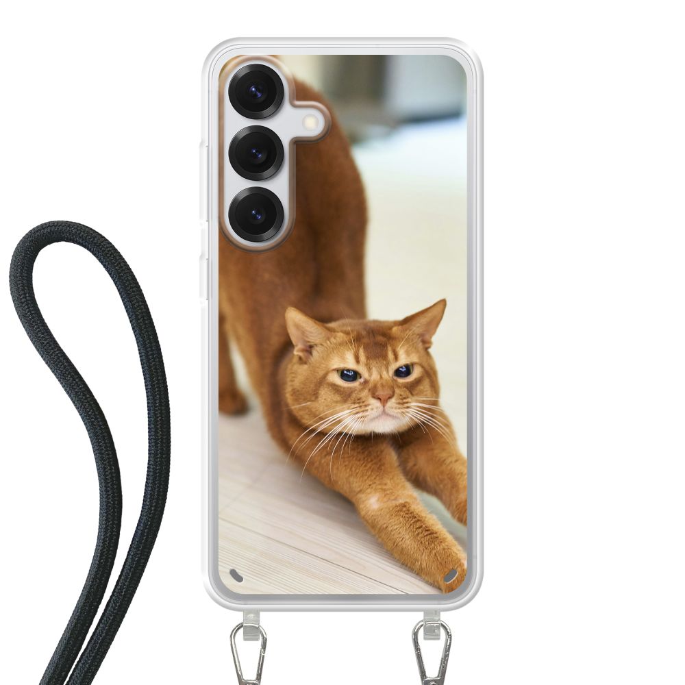 Coque imprimée au dos avec cordon