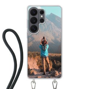 Coque imprimée au dos avec cordon