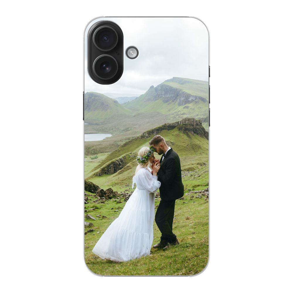 Coque rigide imprimée au dos (Transparent)