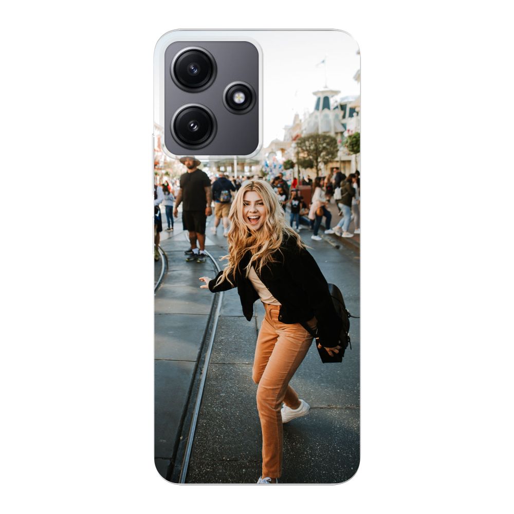 Achterkant bedrukt soft case hoesje (Transparant)
