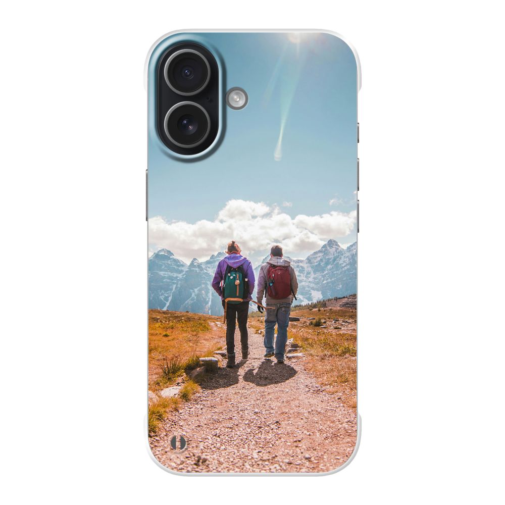 Coque rigide imprimée au dos (Transparent)