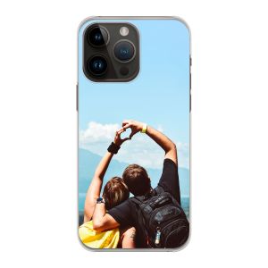 Coque rigide imprimée au dos (Transparent)