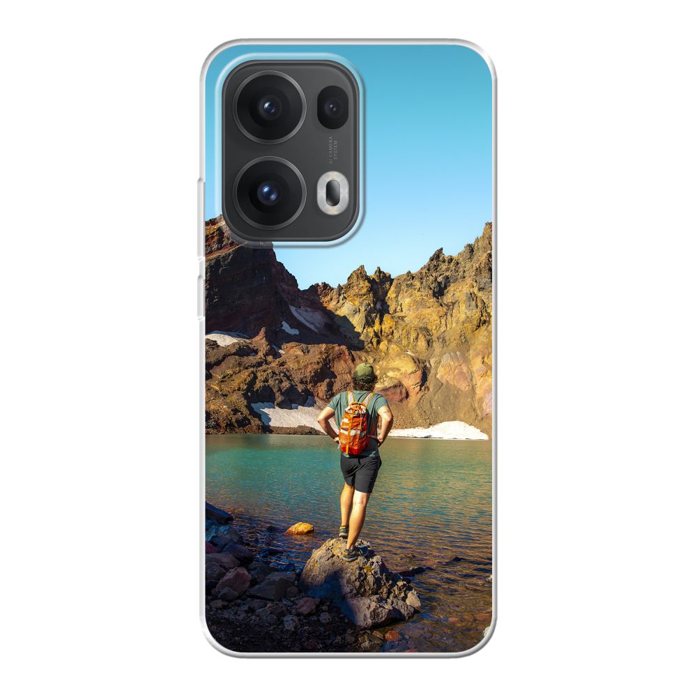 Coque souple imprimée au dos (Transparent)