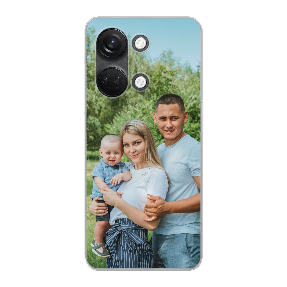 Coque souple imprimée au dos (Transparent)
