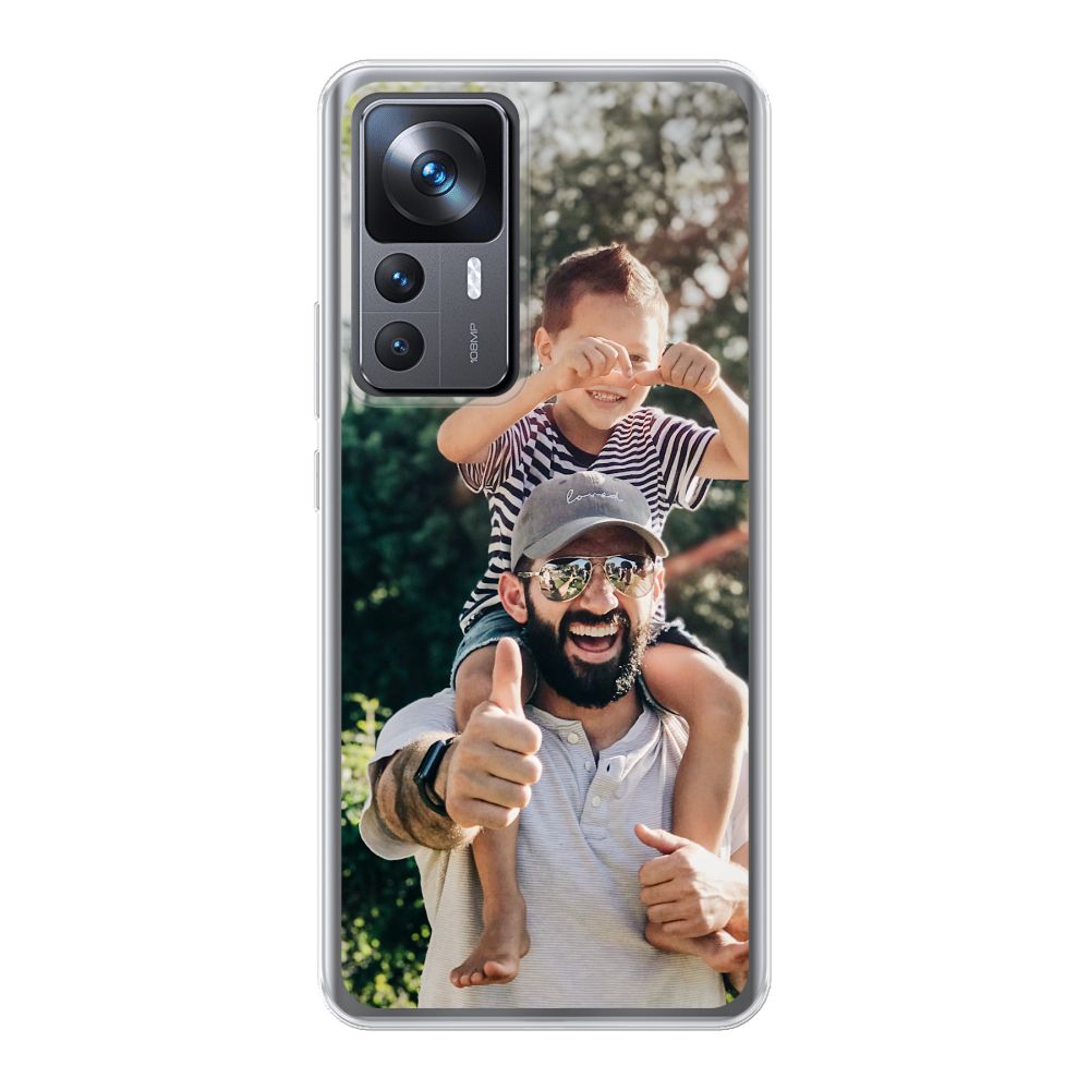 Achterkant bedrukt soft case hoesje (Transparant)