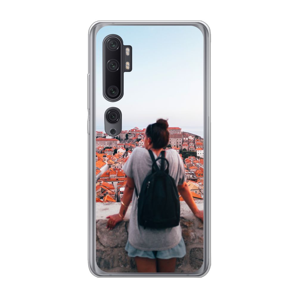 Achterkant bedrukt soft case hoesje (Transparant)