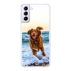 Coque rigide imprimée au dos (Transparent)