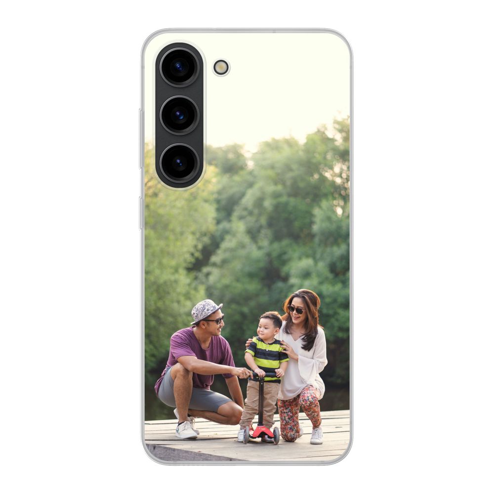 Coque rigide imprimée au dos (Transparent)
