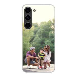 Coque rigide imprimée au dos (Transparent)