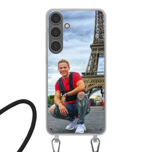Coque imprimée au dos avec cordon