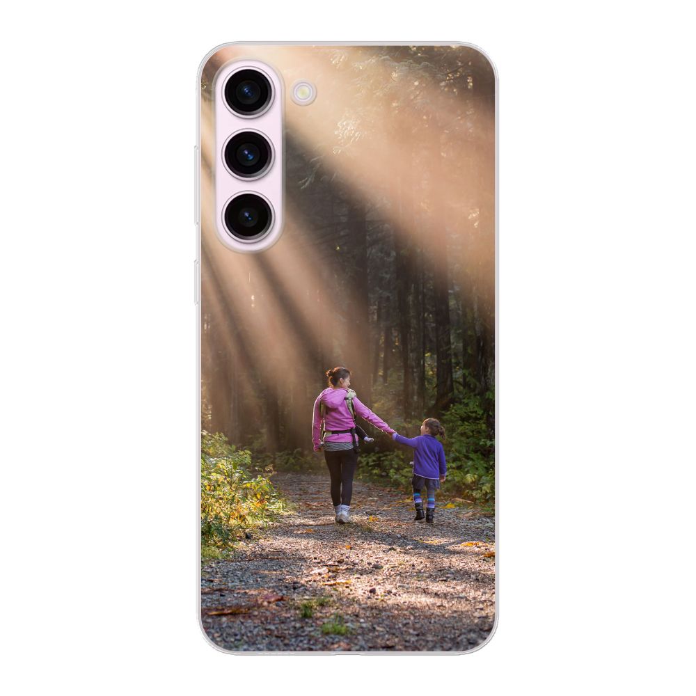 Coque rigide imprimée au dos (Transparent)