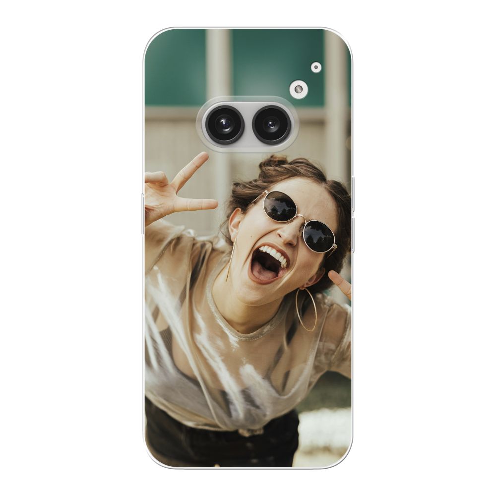 Coque souple imprimée au dos (Transparent)