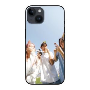 Coque rigide imprimée au dos (Noir)