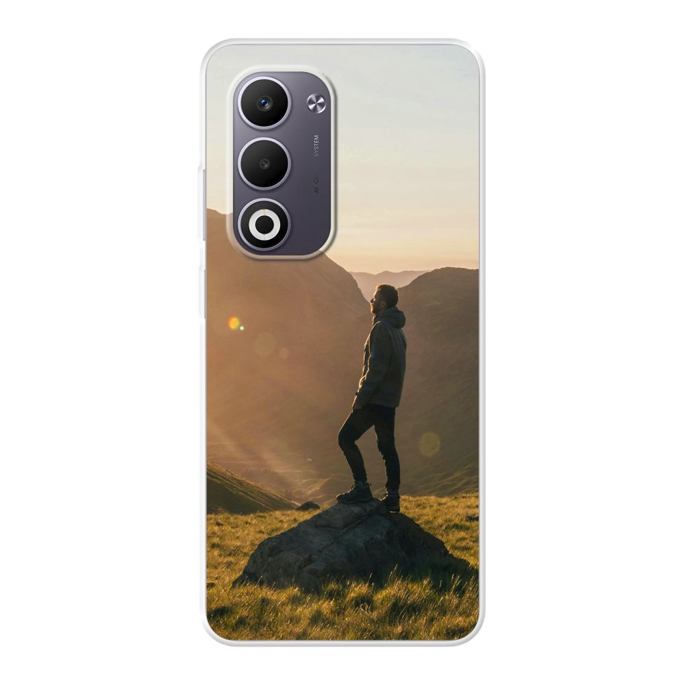 Coque souple imprimée au dos (Transparent)