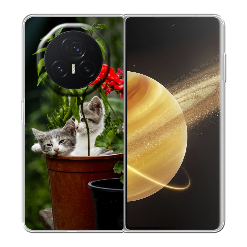 Coque rigide imprimée au dos (Transparent)