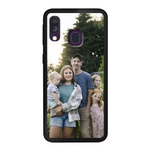 Coque souple imprimée au dos (Noir)