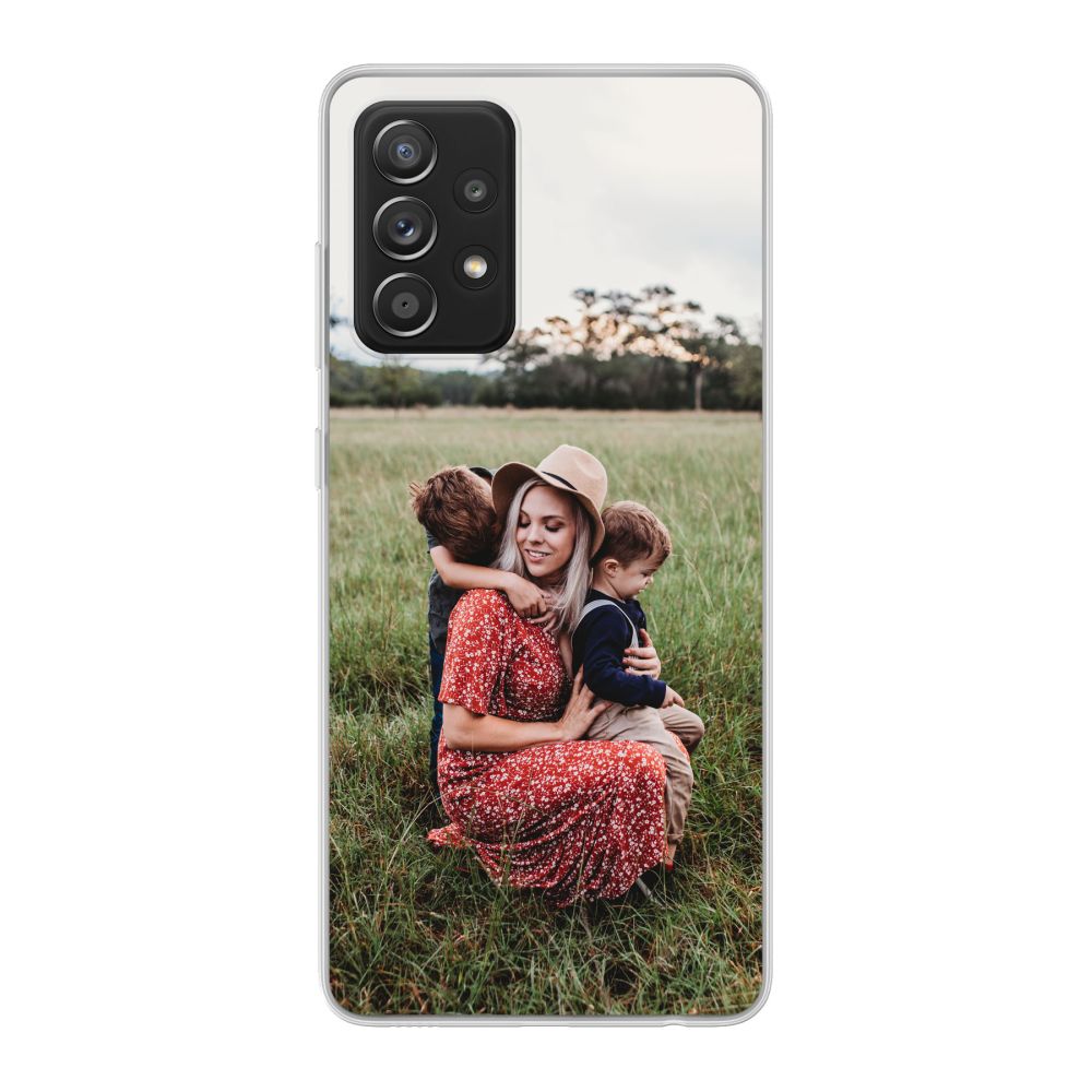 Achterkant bedrukt hard case hoesje (Transparant)