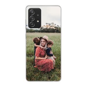 Achterkant bedrukt hard case hoesje (Transparant)