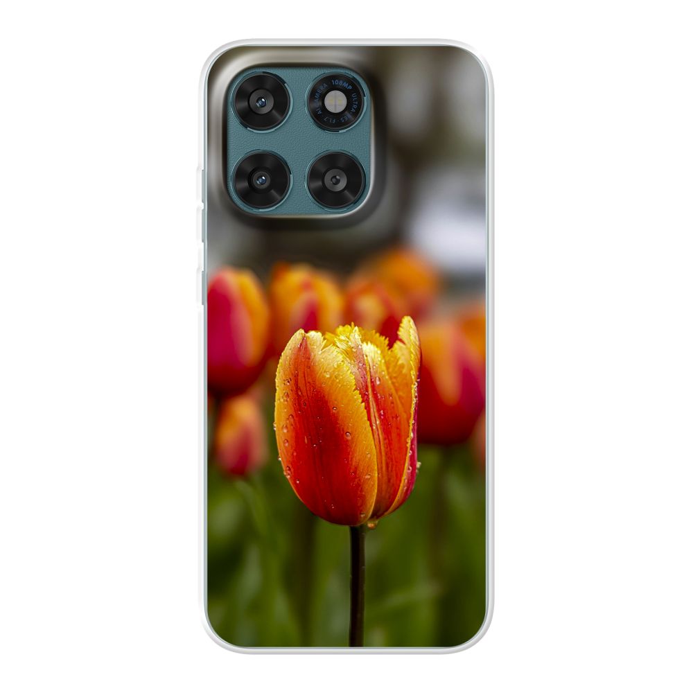 Achterkant bedrukt soft case hoesje (Transparant)