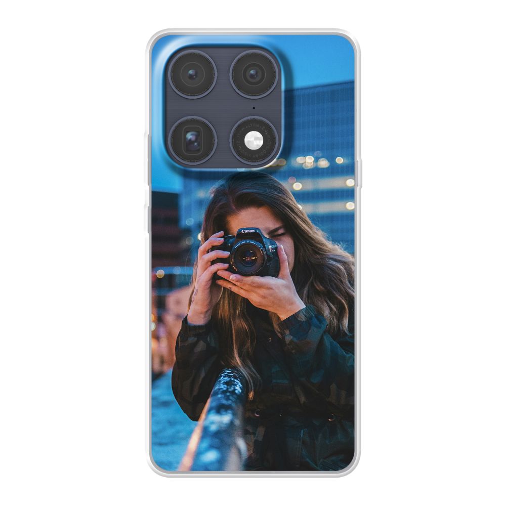 Coque souple imprimée au dos (Transparent)