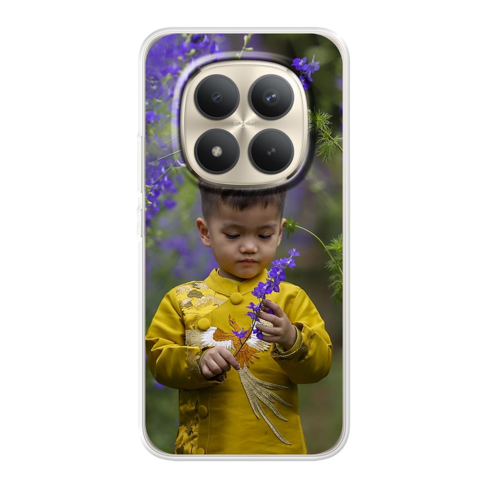 Achterkant bedrukt soft case hoesje (Transparant)