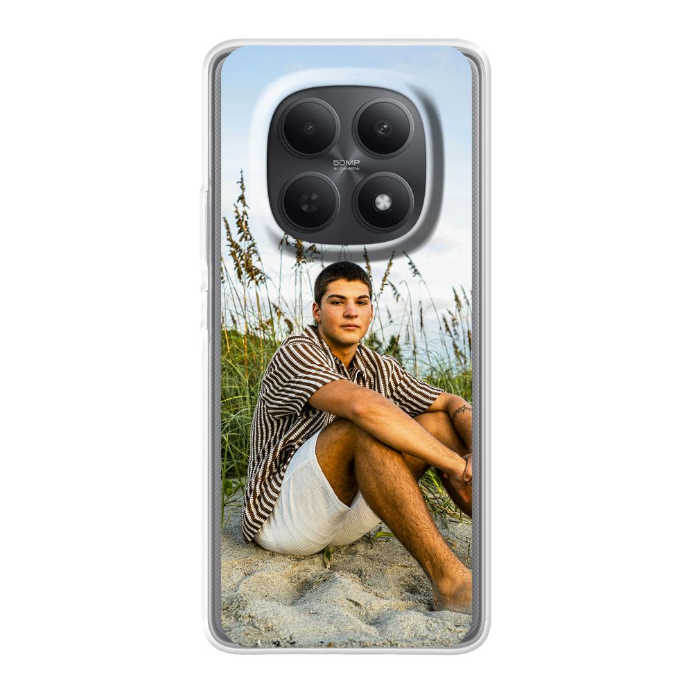 Achterkant bedrukt soft case hoesje (Transparant)