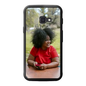 Coque souple imprimée au dos (Noir)